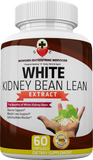 Pure & Effective White Kidney Bean Lean Extract (60 Caps) Carb Blocker, Weight Loss and Glucose Support Diabetic Diet Control Elements