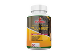 Yacon Root Pure Organic Mega Mix All NATURAL #1 Detox & Toxin Cleanse Weight Loss Management Prebiotioc & Probiotic Supplement Helps Support Colon Kidney Stones Bladder Issues 60 Vegan Capsules